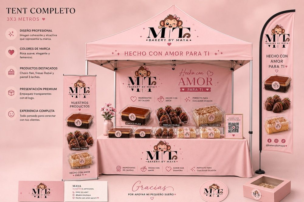 Hecho con Amor custom tent
